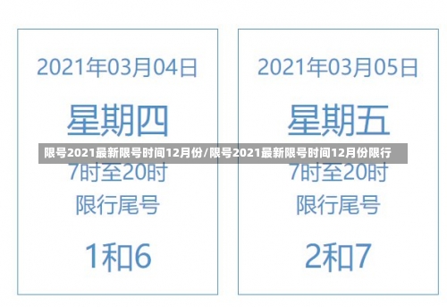 限号2021最新限号时间12月份/限号2021最新限号时间12月份限行