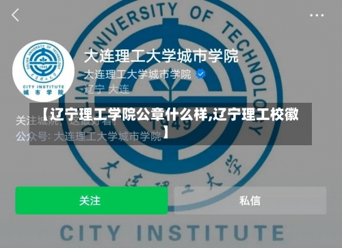 【辽宁理工学院公章什么样,辽宁理工校徽】