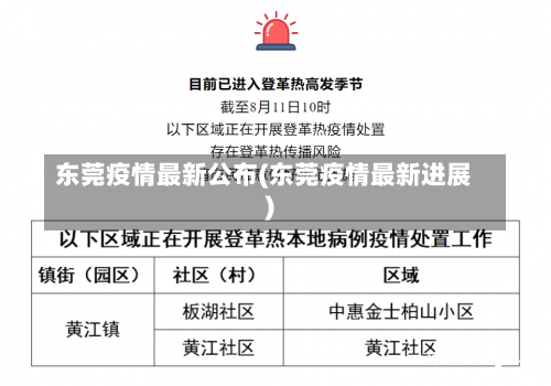 东莞疫情最新公布(东莞疫情最新进展)